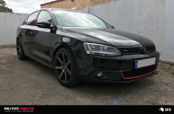VOLKSWAGEN JETTA VERONA MATTE BLACK TINTED FACE